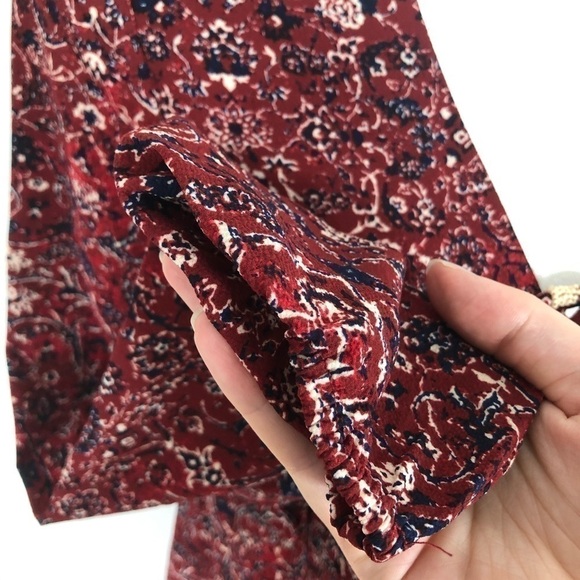 Tavik The Upside Red Floral Lace Up Dress NWT Small - Picture 9 of 13